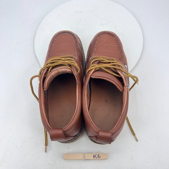 Handpoint Suretrack 4" Men Size 9EE 82994 Brown Tan Leather Oxford Work Shoes - Picture 11 of 14